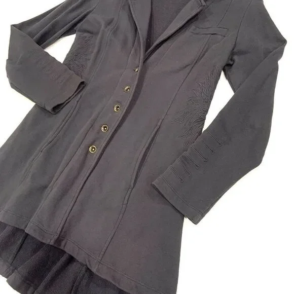 SOFT SURROUNDINGS French Terry Victorian Jacket - Picture 3 of 8